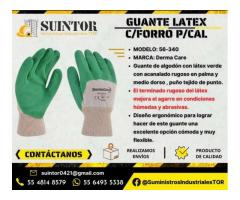 Guante de Látex con forro Derma Care