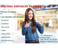 Oficinas virtuales con 18 domicilios fiscales en renta