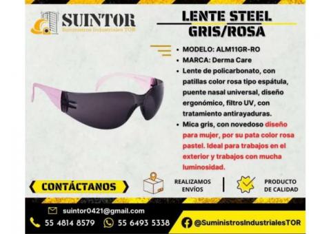 Lente Steel Gris/Rosa Derma Care