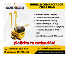 Rodillo CIPSA sencillo PR8 con alto desempeño y gran capacidad