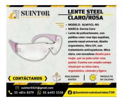 Lente Steel Claro/Rosa Derma Care