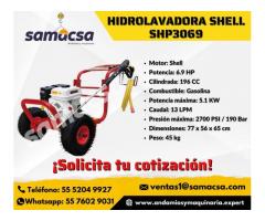 Hidrolavadora en la marca Shell