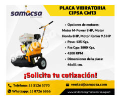 Placa vibratoria CIPSA CM13 Para una gran cantidad de areas diferentes