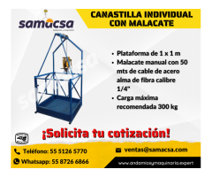 Canastilla Individual venta con y sin malacate