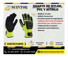 Guante de Nylon y PVC Guante modelo 51-840