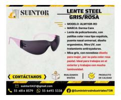 Lente Steel Gris/Rosa Modelo ALM11GR-RO