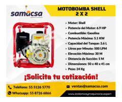 Motobomba Shell 2x2 Diesel esta bomba que posee gran fuerza