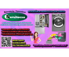 REPARACION LAVADORAS ATIZAPAN SERVITECSA