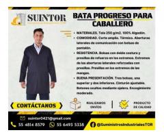 Bata progreso para caballero Fabricado en tela 250g/m2