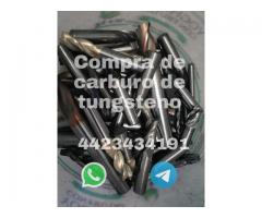 COMPRA DE BROCAS USADAS DE CARBURO DE TUGSTENO