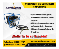 Vibrador de concreto a gasolina (Hypermaq).