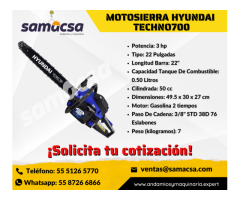 Motosierra Hyundai 700 pregunte por modelos existentes