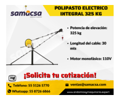 Polipasto CAMAC varias capacidades, modelos eléctrico