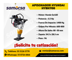 Apisonadora, maquina económica de alta potencia Hyundai Forte 750N