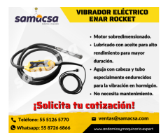 Vibradores ENAR, modelos eléctricos, vibrador Rocket