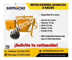 Revolvedora Samacsa 2 sacos varios tipos de motores