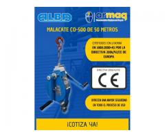 Malacate Manual para Elevación de 500 Kg Alba