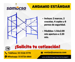 Samacsa Andamios reforzados, modelo Estándar 2m alto