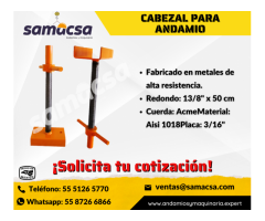 Samacsa Cabezal para Andamio, con cuerda y simple