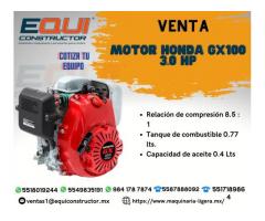 MOTOR HONDA GX100 GASOLINA 3.0HP