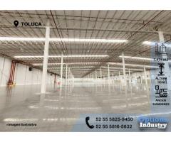 Renta increíble nave industrial en Toluca