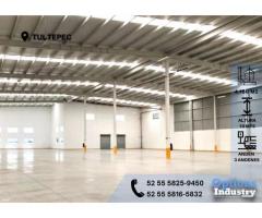 Gran bodega industrial en renta en Tultepec