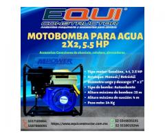 MOTOBOMBA PARA AGUA 2X2 5.5 HP MPOWER