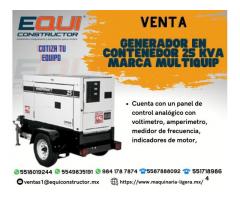 GENERADOR EN CONTENEDOR 25 KVA