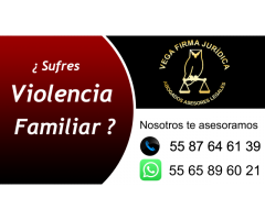 VIOLENCIA FAMILIAR ABOGADOS ASESORÍA LEGAL  55 87 64 61 39