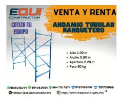 Venta y Renta de Andamio Tubular Banquetero.