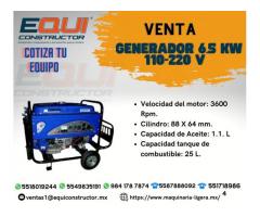 Venta de Generador 6.5 KW 110-220 V MPOWER.