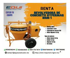 Renta de Revolvedora de Concreto Hypermaq RHM-1.