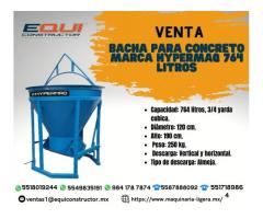 Venta de Bacha para Concreto Marca Hypermaq 764 Litros.