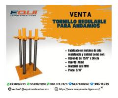 Venta de Tornillo Regulable para Andamios.