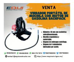 Venta de Vibrador Portátil de Mochila con Motor de Gasolina Backpack.