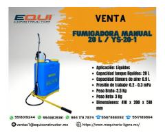 Venta de Fumigadora Manual 20L / YS-20-1.