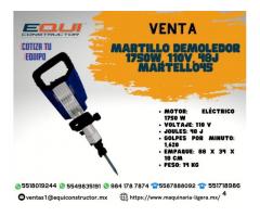 Venta de Martillo Demoledor 1750W, 110V, 48J MARTELLO45.