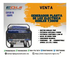 Venta de Generador Planta de Luz Eléctrica KOHLER 7,500W.