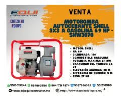 Venta de Motobomba Autocebante Shell 3x3 a Gasolina 6.9 HP-SHW3070.