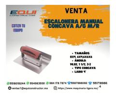 Venta de Escalonera Manual Concava A/G M/R.