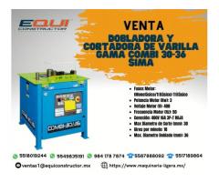 Venta de Dobladora y Cortadora de Varilla Gama COMBI 30-36 SIMA.