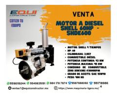 Venta de Motor a Diésel Shell 60HP-SHDE600.