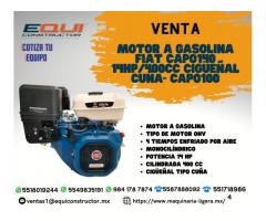 Venta de Motor a Gasolina Fiat CAPO140 14HP/400CC Cigüeñal CUNA-CAPO100.