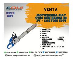 Venta de Motosierra Fiat 59CC con Barra de 24"-CASTORI 5924.