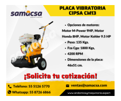 Placa vibratoria equipos en venta marca CIPSA CM13