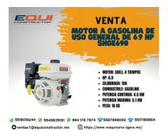 Venta de Motor a Gasolina de Uso General de 6.9 HP SHGE690.