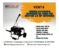 Venta de Hidrolavadora MPOWER de 2800 PSI Motor 6.5 HP MPOWER.