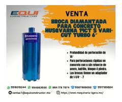 Venta de Broca Diamantada para Concreto Husqvarna 14CT S VARI-CUT Turbo 6".