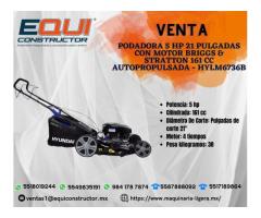 PODADORA 5HP 21 PULGADAS CON MOTOR BRIGGS Y STRATTON 161