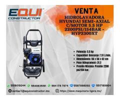 HIDROLAVADORA HYUNDAI SEMI - AXIAL C/MOTOR 5.5 HP 2200PSI/154